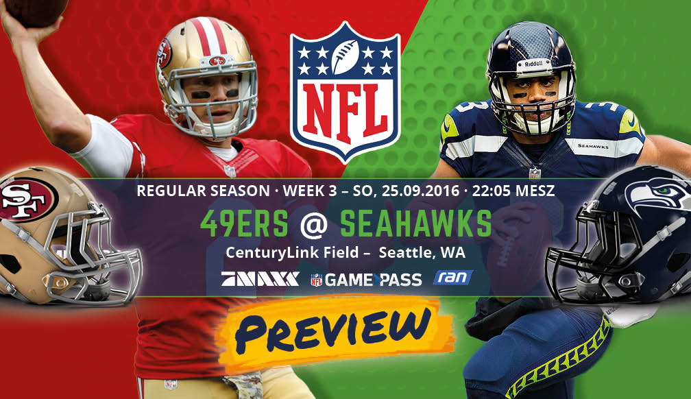 Preview: Regular Season 2016 (Week 3) – 49ers @ Seahawks