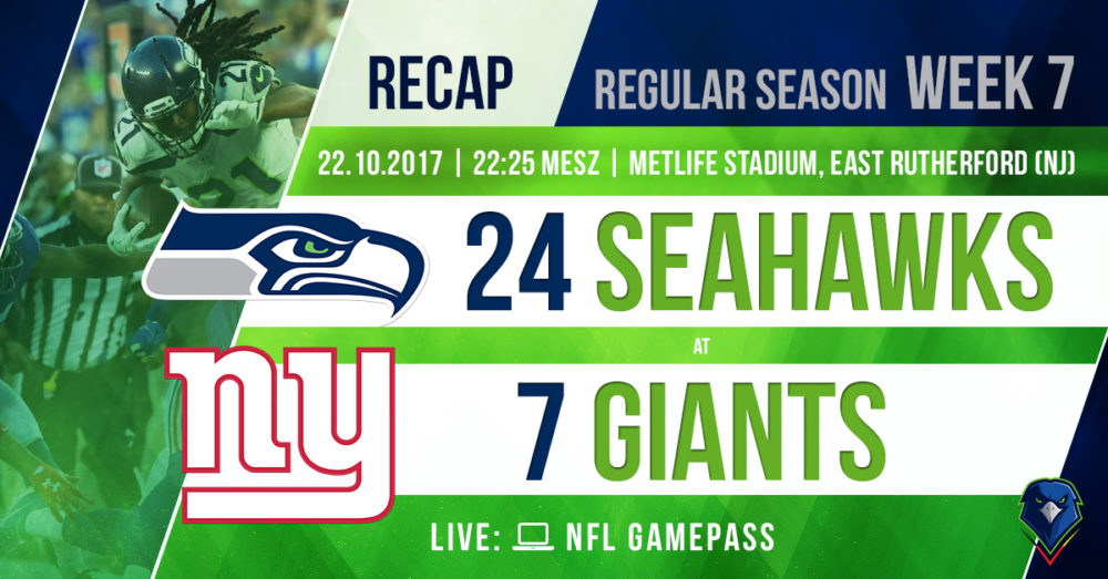 Recap Seahawks @ Giants