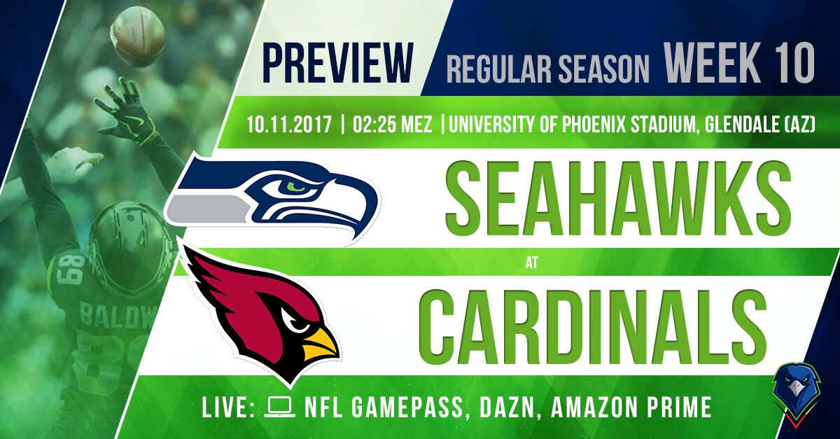 Preview: Regular Season (Week 10) – Seahawks @ Cardinals