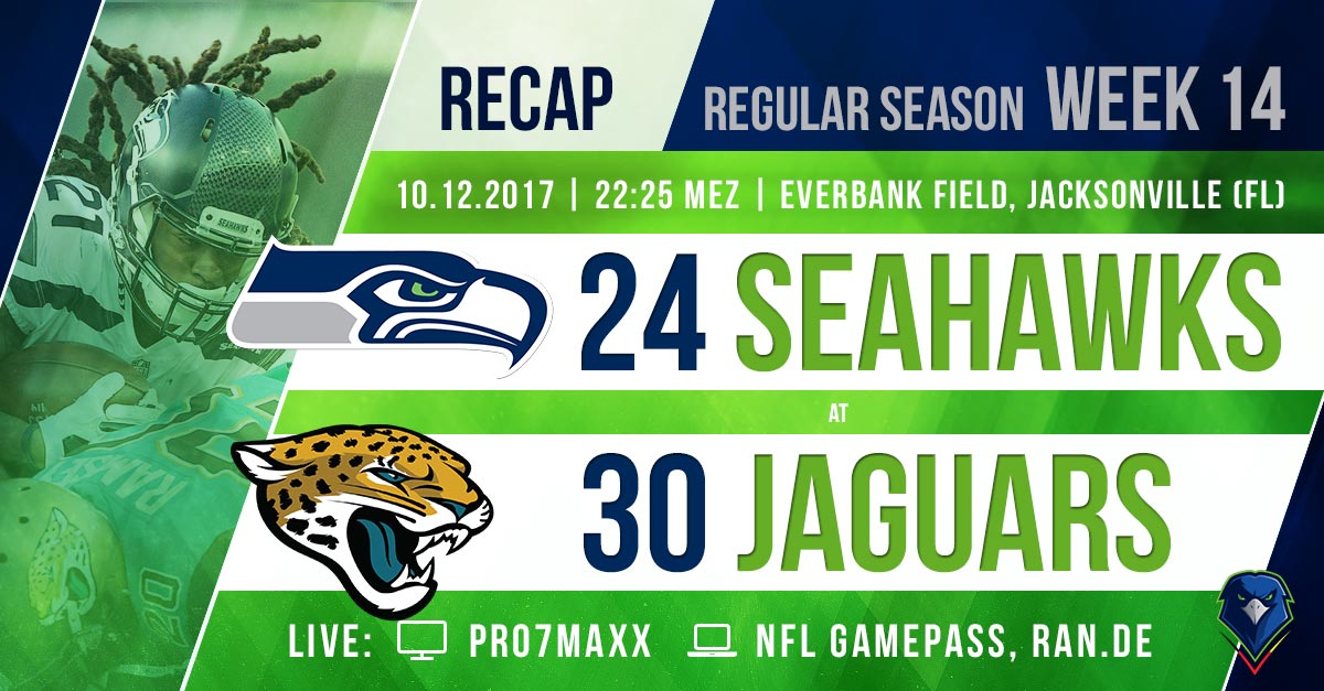 Recap: Regular Season 2017 (Week 14) – Seahawks @ Jaguars