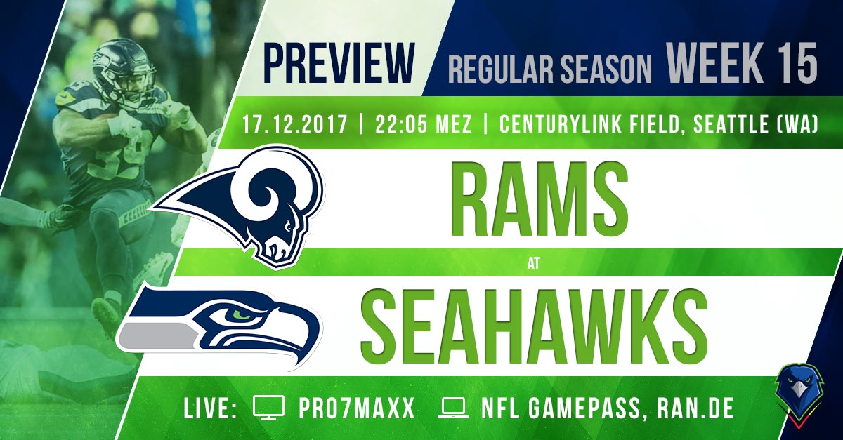 Preview: Regular Season 2017 (Week 15) – Rams @ Seahawks