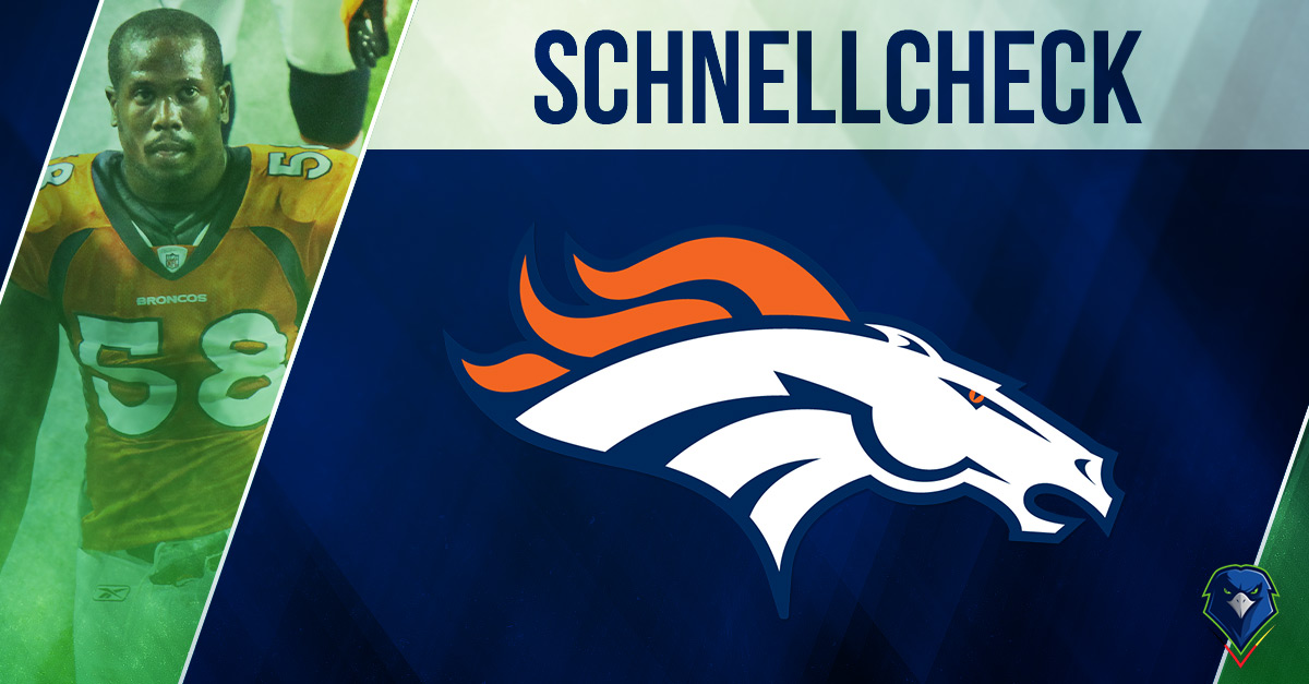 Schnellcheck: Denver Broncos (Week 1, 2018)
