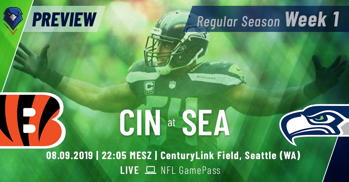 Preview: Regular Season 2019 (Week 1) – Bengals @ Seahawks