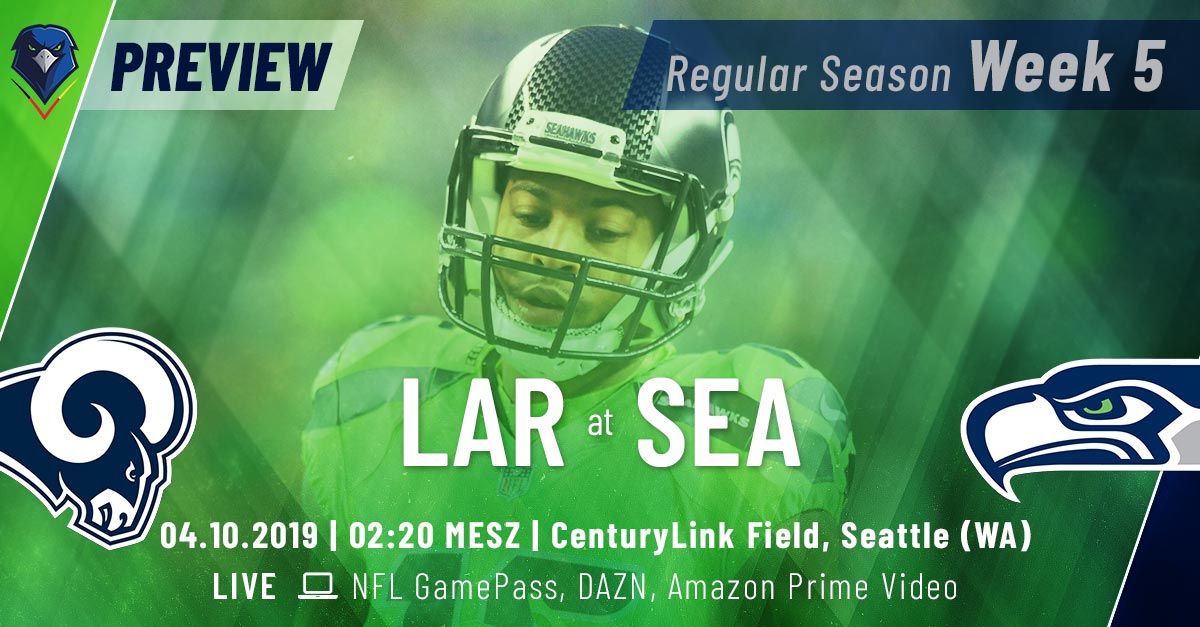 Preview Regular Season 2019 Week 5 Rams Seahawks German Sea Hawkers E V