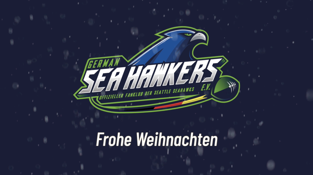 Fröhliche Weihnachten von den Seattle Seahawks