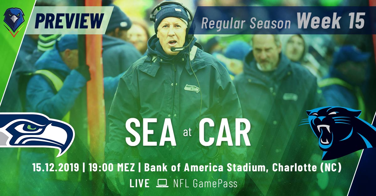 Preview: Regular Season 2019 (Week 15) – Seahawks @ Panthers