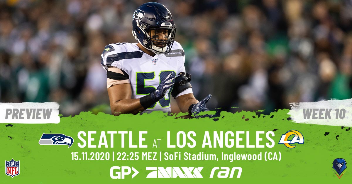 Preview: Regular Season 2020 (Week 10) – Seahawks @ Rams