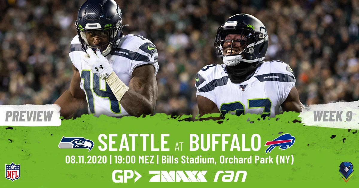 Preview Regular Season 2020 Week 9 Seahawks Bills German Sea Hawkers E V