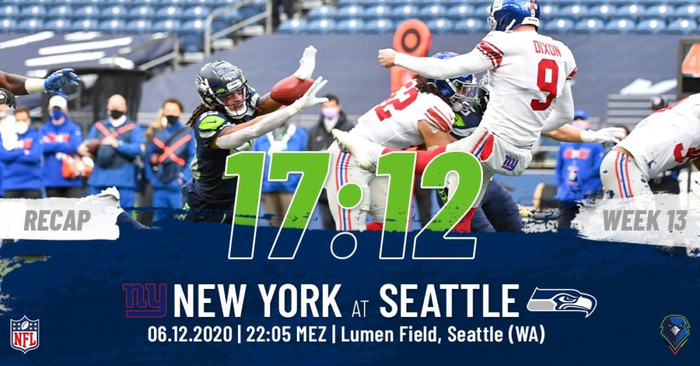 Recap Week 13, 2020 New York Giants
