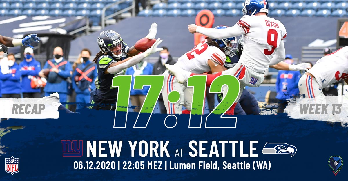 Recap Week 13, 2020 New York Giants