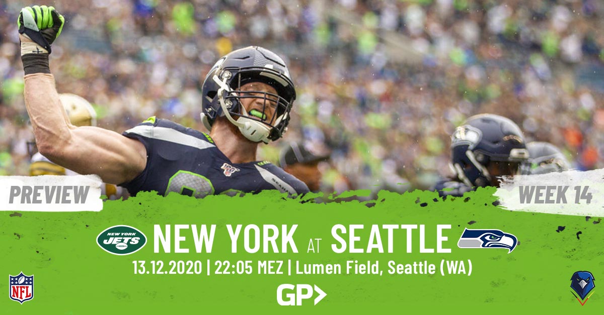 Preview: Regular Season 2020 (Week 14) – Jets @ Seahawks