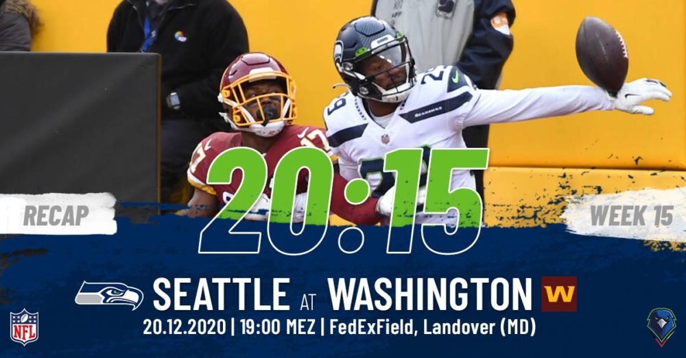 Recap Week 15, 2020 Washington Football Team