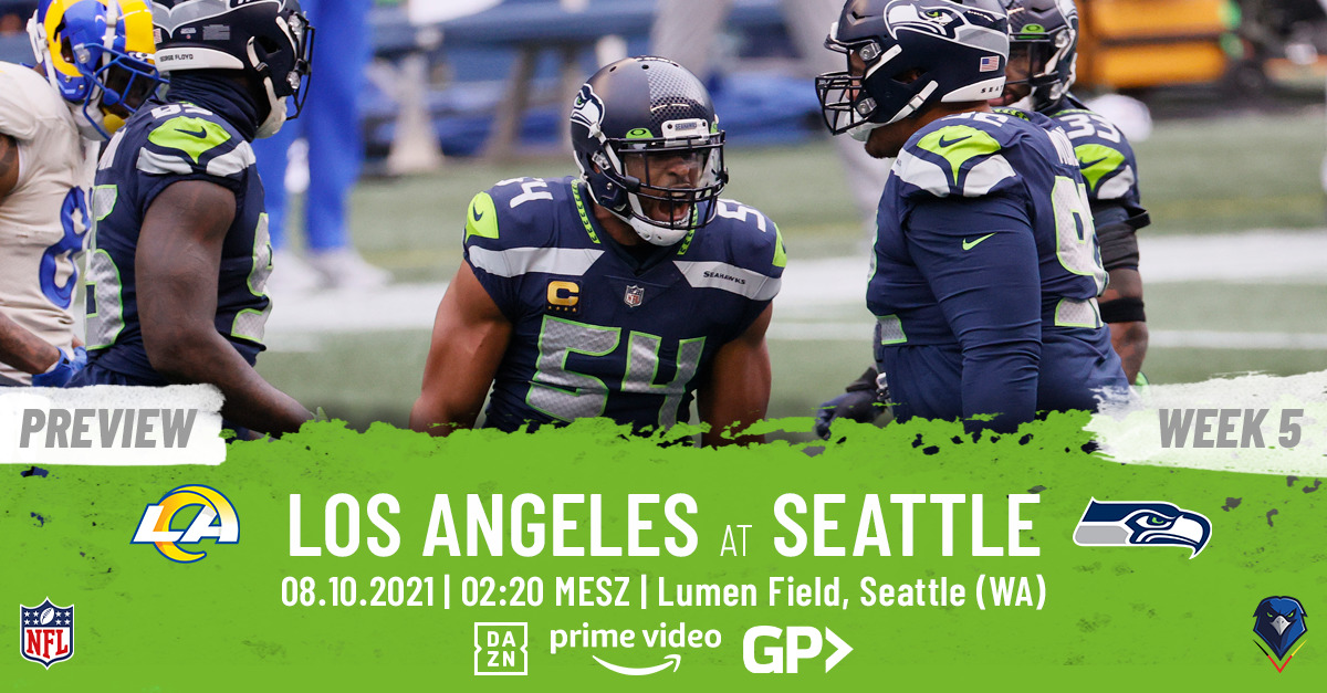 Preview: Regular Season 2021 (Week 5) – Rams @ Seahawks