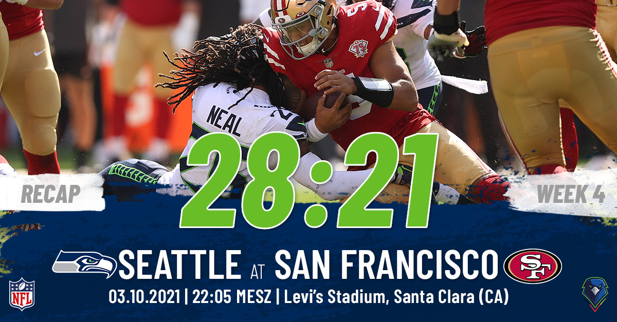 Recap: Regular Season 2021 (Week 4) – Seahawks @ 49ers