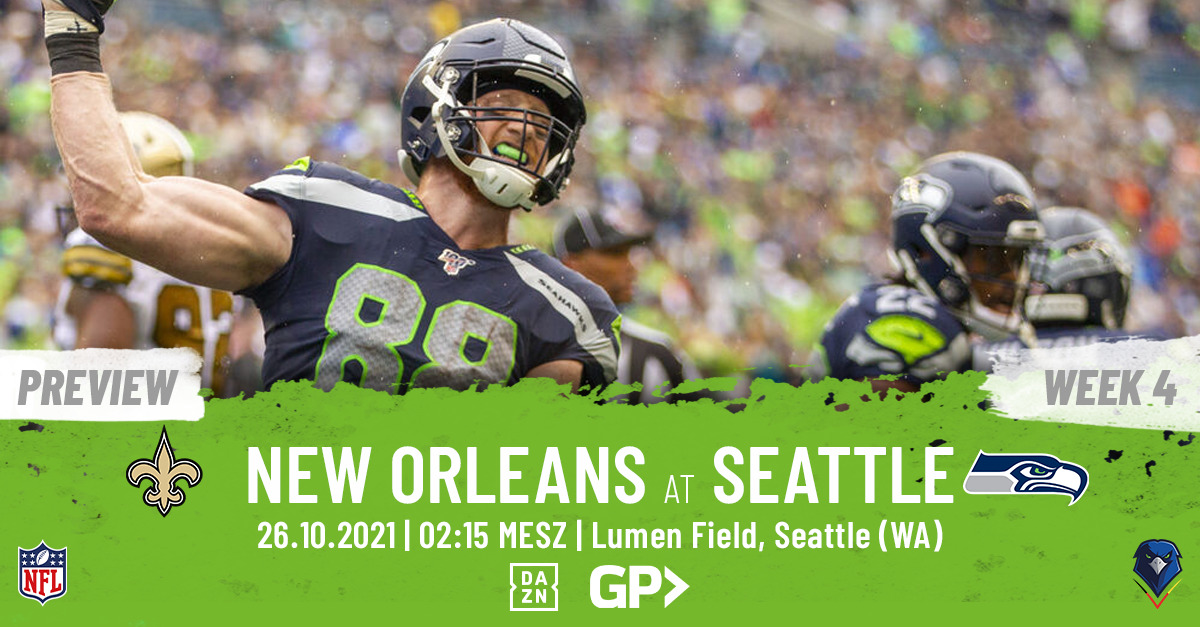 Preview: Regular Season 2021 (Week 7) – Saints @ Seahawks