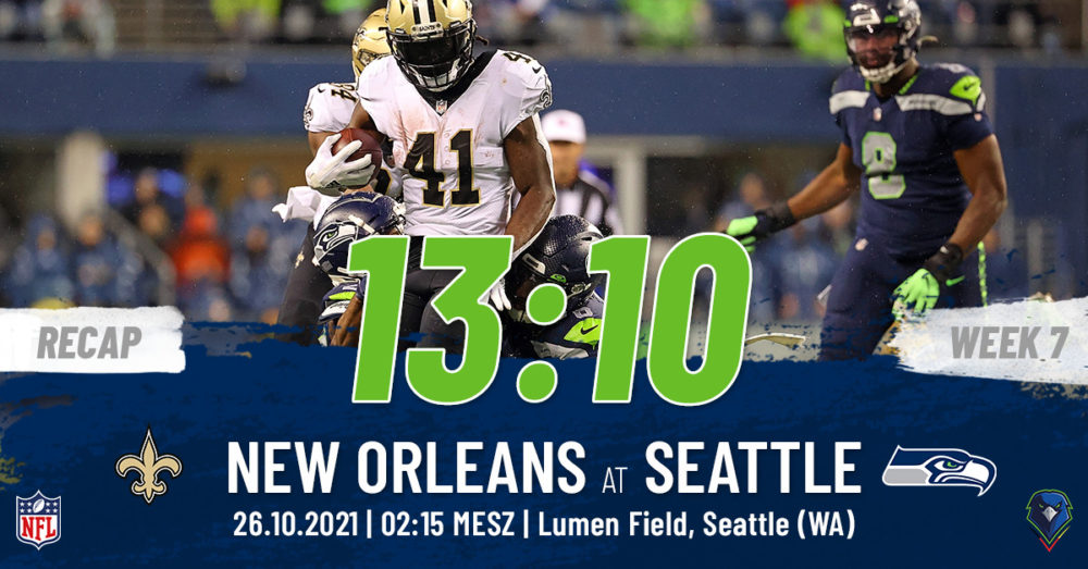 Seahawks Recap Week 7, 2021 New Orleans Saints