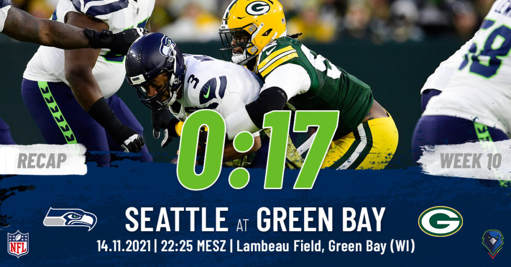 Seahawks Recap Week 10, 2021 Green Bay Packers