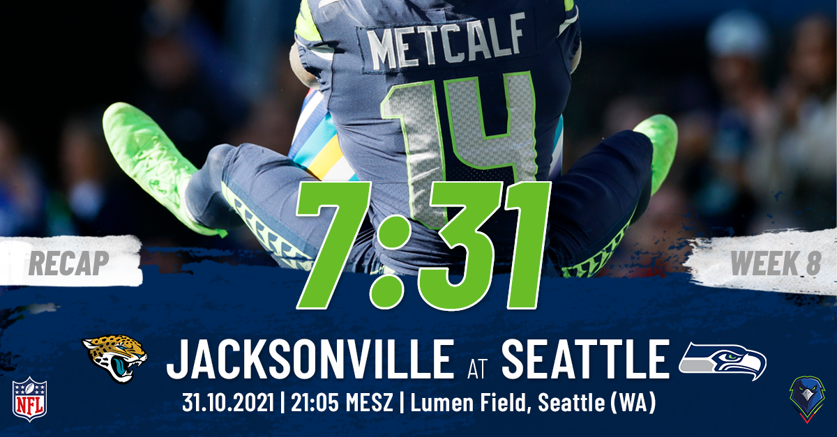 Recap: Regular Season 2021 (Week 8) – Jaguars @ Seahawks