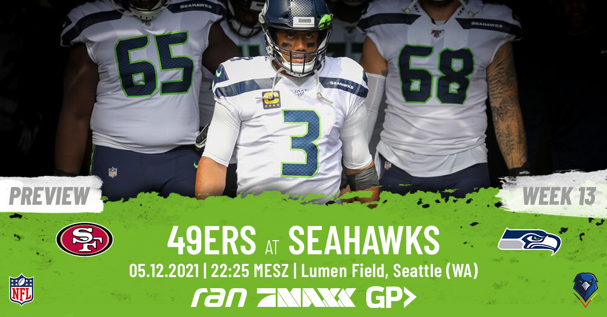 Preview: Regular Season 2021 (Week 13) – 49ers @ Seahawks