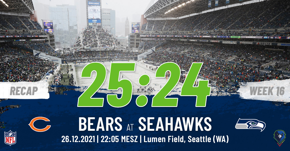 Recap: Regular Season 2021 (Week 16) – Bears @ Seahawks