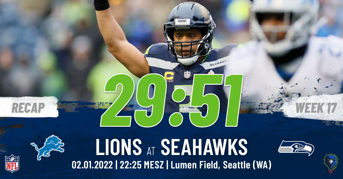 Recap: Regular Season 2021 (Week 17) – Lions @ Seahawks