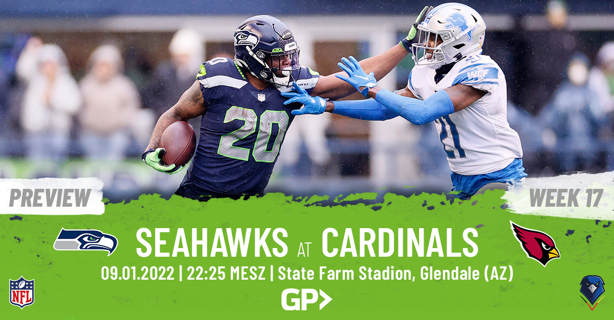 Preview: Regular Season 2021 (Week 18) – Seahawks @ Cardinals