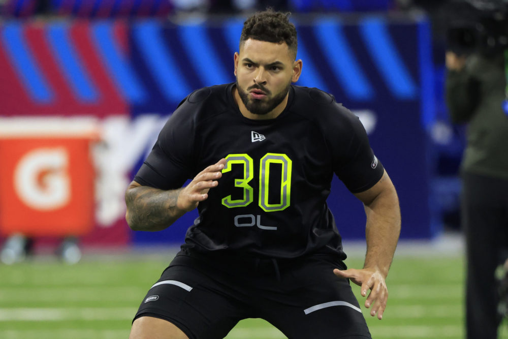 Washington State Offensive Tackle Abraham Lucas was picked by the Seattle Seahawks in the 2022 NFL Draft
