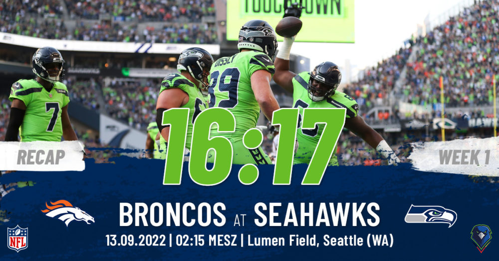 Regular Season 2022 Denver Broncos Seattle Seahawks Week 1