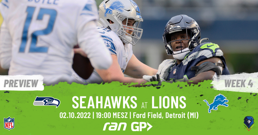 Regular Season 2022 Detroit Lions Seattle Seahawks Week 4
