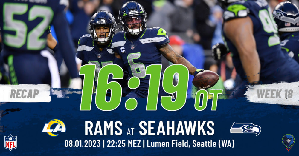 Regular Season 2022 Los Angeles Rams Seattle Seahawks Week 18