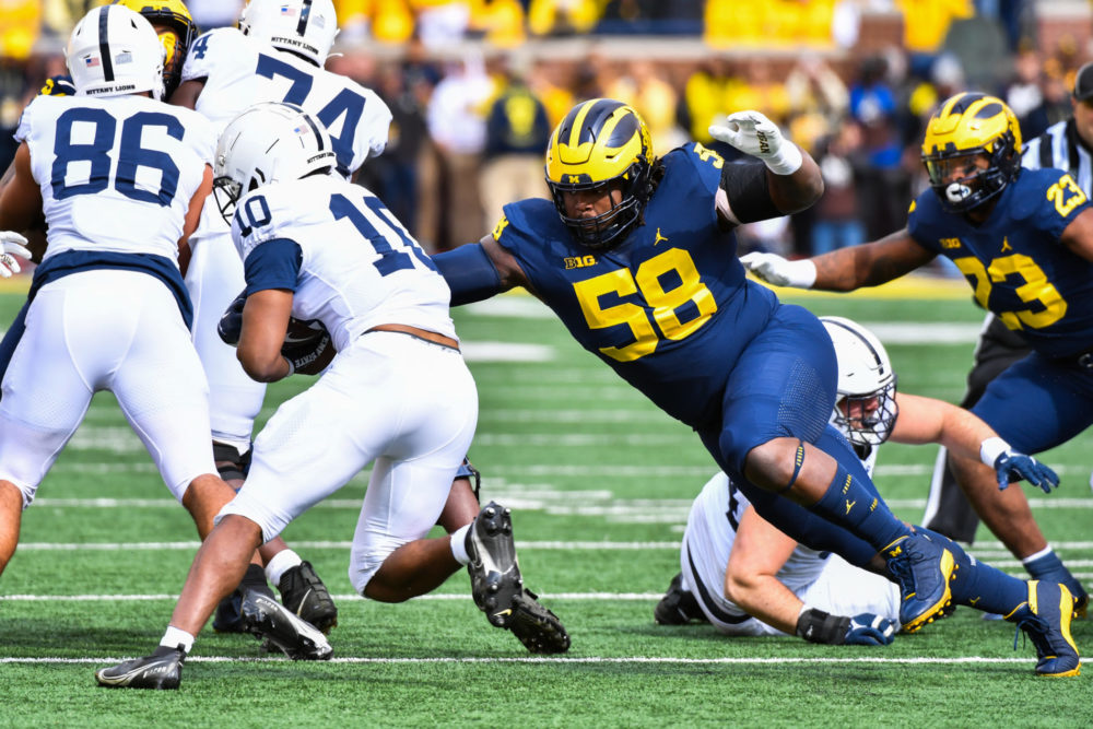 Michigan Wolverines Defensive Tackle Mazi Smith NFL Draft 2023