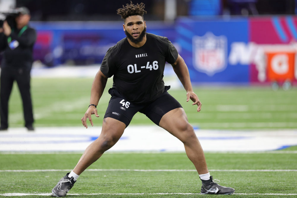 Florida Gators Offensive Line Guard O'Cyrus Torrence NFL Draft 2023