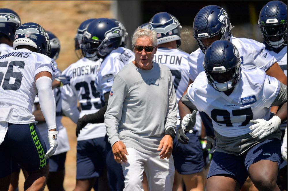 Pete Carroll geht 2023 in sein 14. Training Camp mit den Seahawks.
