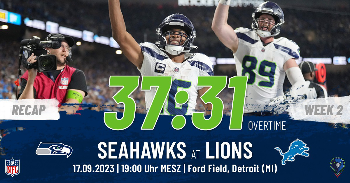 Recap: Regular Season 2023 (Week 2) – Seahawks @ Lions