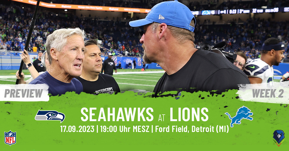 Preview: Regular Season 2023 (Week 2) – Seahawks @ Lions