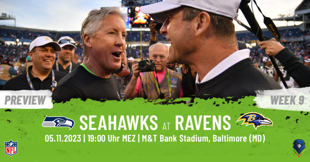 Regular Season 2023 Baltimore Ravens Seattle Seahawks Week 9 Preview