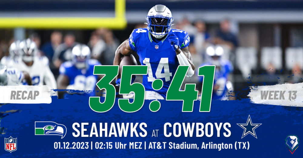 Regular Season 2023 Dallas Cowboys Seattle Seahawks Week 13 Recap