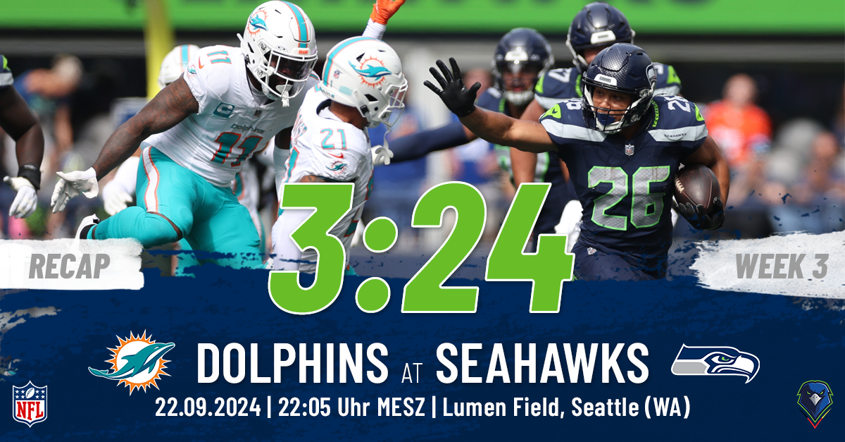 Recap: Regular Season 2024 (Week 3) – Dolphins @ Seahawks