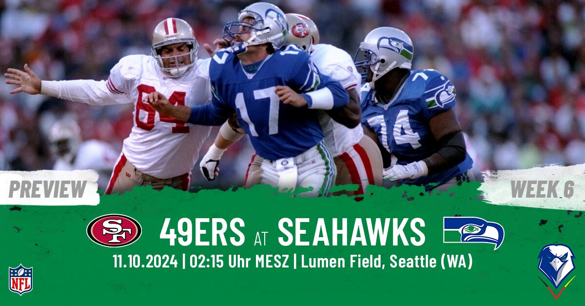Preview: Regular Season 2024 (Week 6) – 49ers @ Seahawks
