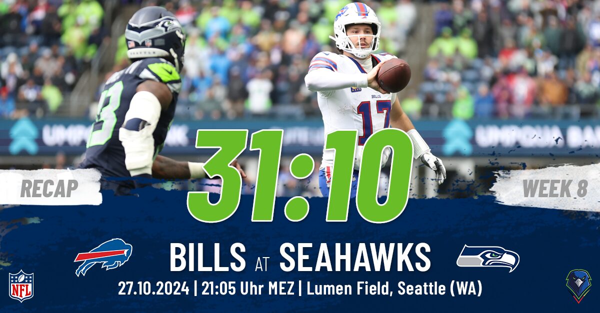 Recap: Regular Season 2024 (Week 8) – Bills @ Seahawks