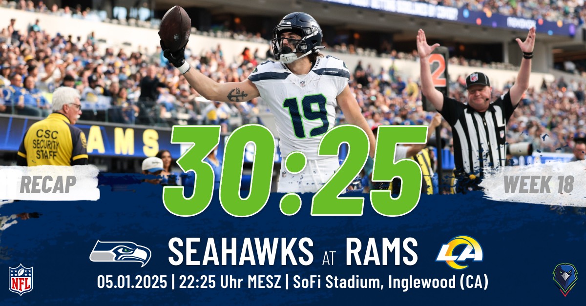 Regular Season 2024 (Week 18) – Seahawks @ Rams