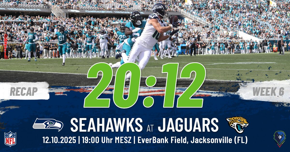 Regular Season 2025 Seattle Seahawks Jacksonville Jaguars Week 6 Recap