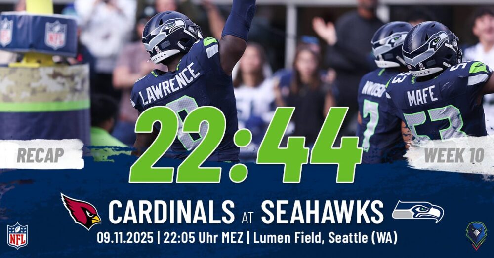 Regular Season 2025 Arizona Cardinals Seattle Seahawks Week 10 Recap